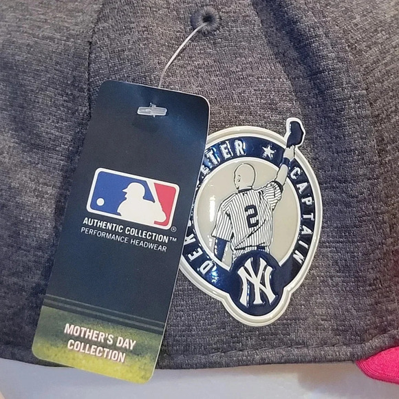 New Era 5950 New York Yankees Derek Jeter Mother's Day Hat Fitted Sz 7 3/8 - Picture 8 of 12